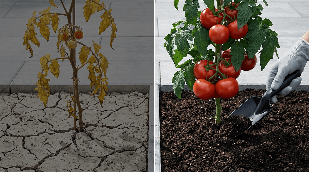 Ödes Land vs. fruchtbares Land