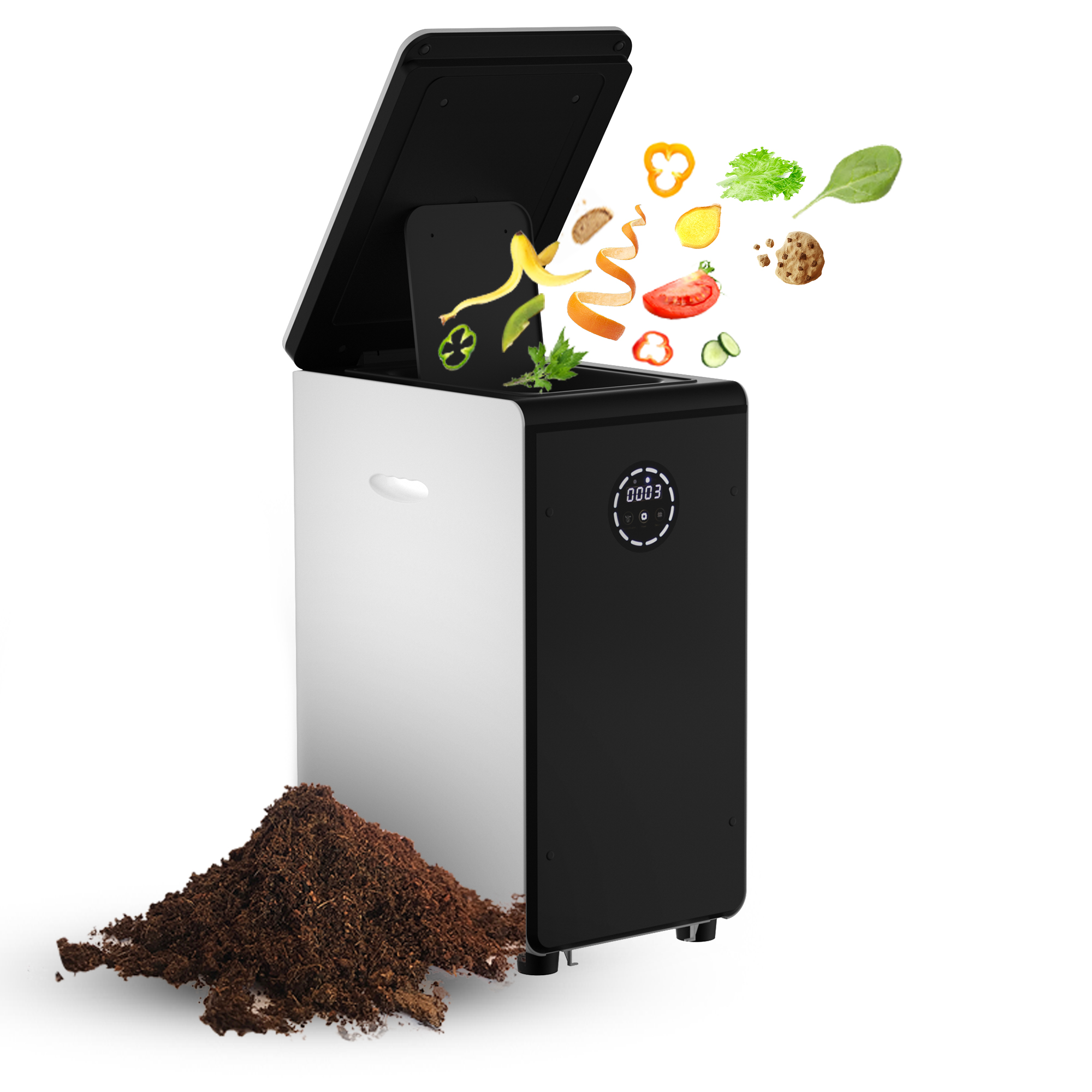 Home Compost Bin-Smart Waste Can-Go-Compost